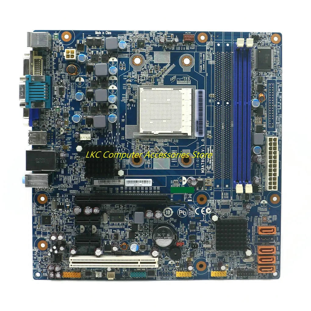 

FOR Lenovo ThinkCentre A63 Desktop Motherboard M3A780M V:1.0 RS780Q-LM6 89Y1256 AM3 DDR3 Mainboard 100% Tested