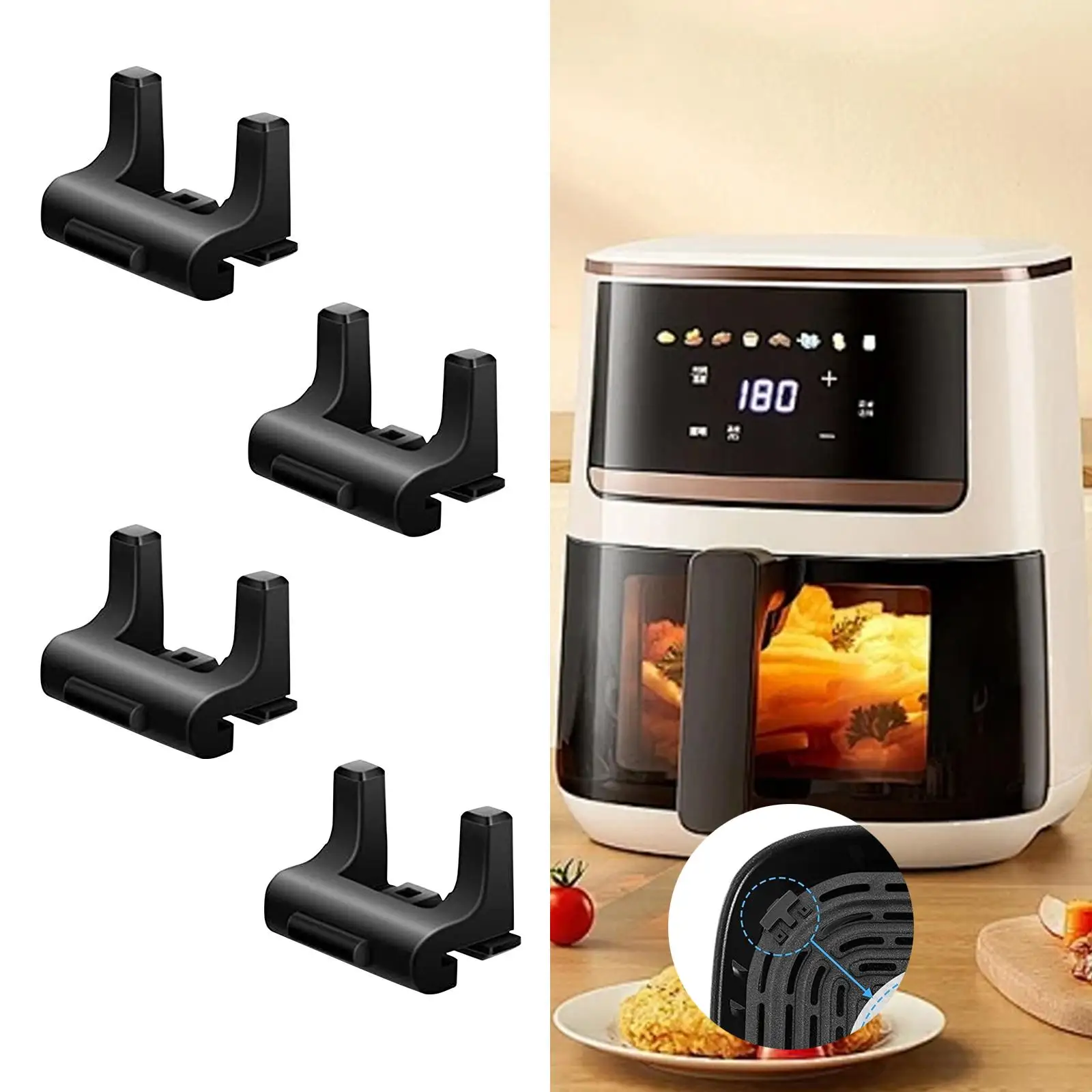 Резиновые бамперы для фритюрниц Аксессуары для фритюрниц Модернизированные насадки