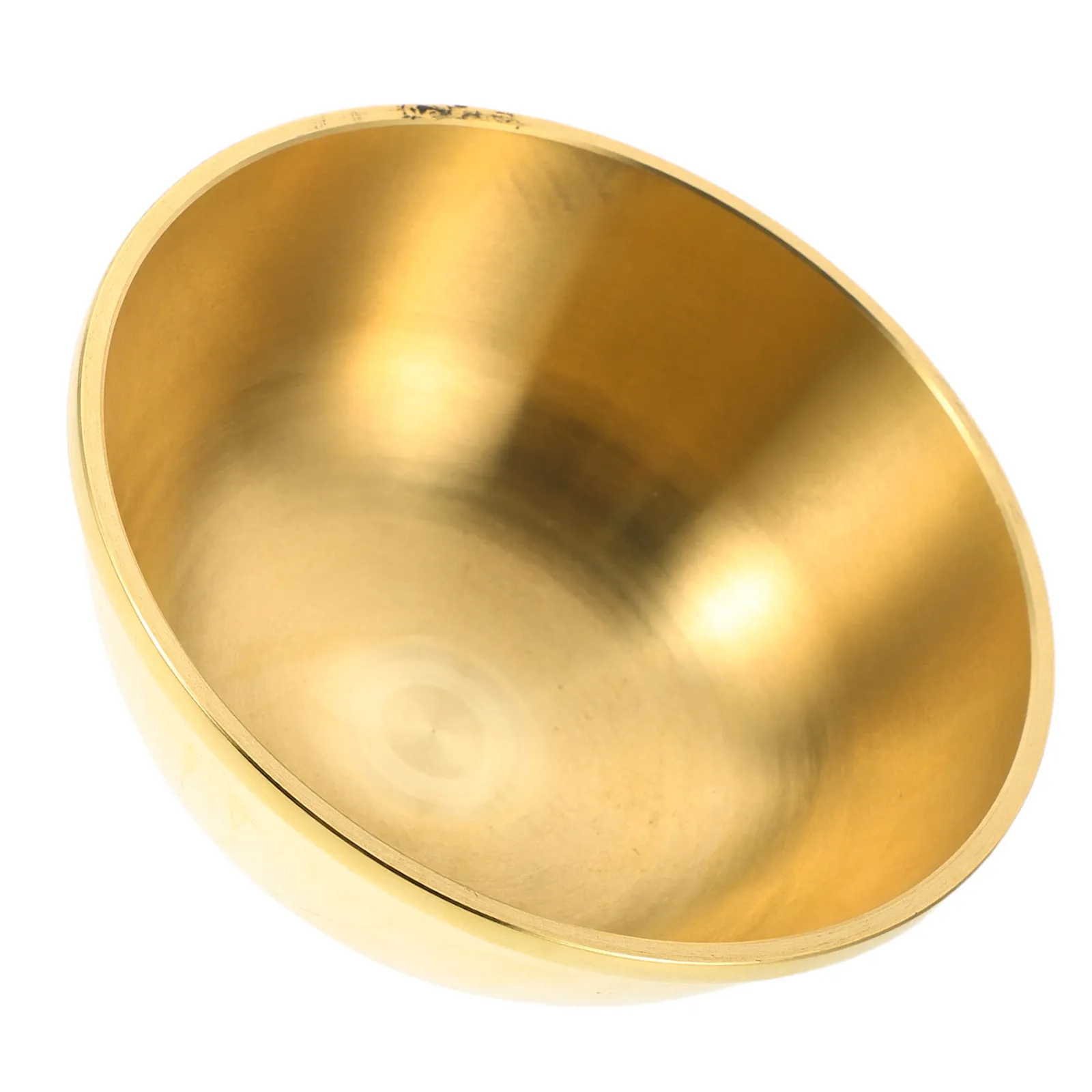 

10Cm Traditional Brass Bowl for Yoga Meditation Spiritual Practices Buddha Worship Tibetan Buddhist Supplies