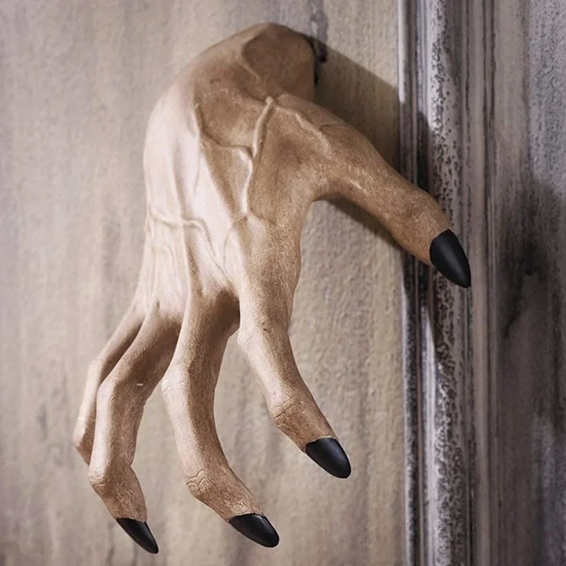 Creepy Reaching Hands Wall Decor From Addams Family Spooky Scary Wall Decoration Holiday Party Costume Prop