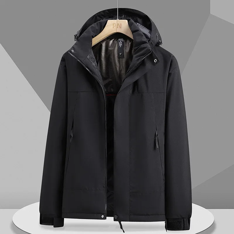 Chaqueta Cargo para hombre y mujer, Parka térmica a prueba de viento, abrigo, prendas de vestir, ropa, forro grueso cálido, chaqueta de invierno para hombre, chaquetas para hombre