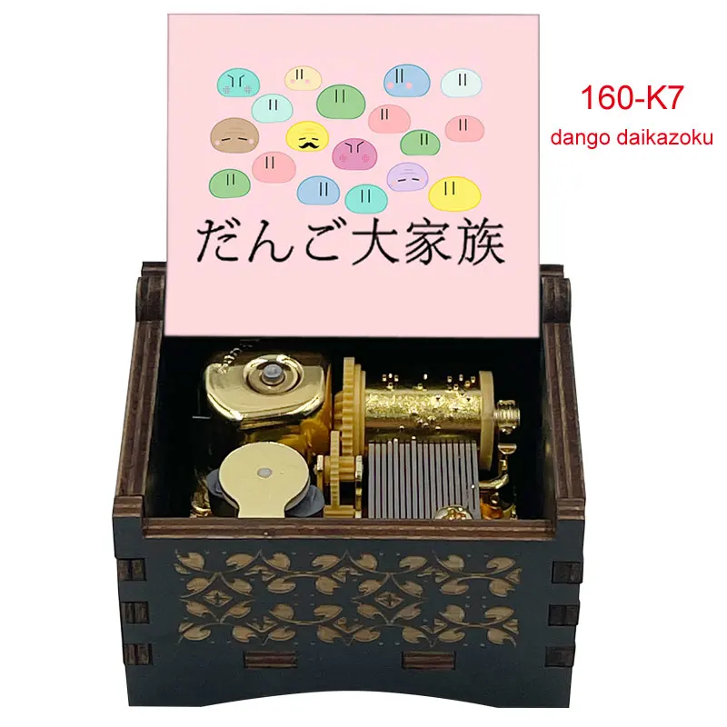 Dango Daikazoku Anime CLANNAD Wooden Music Box Musical Cute