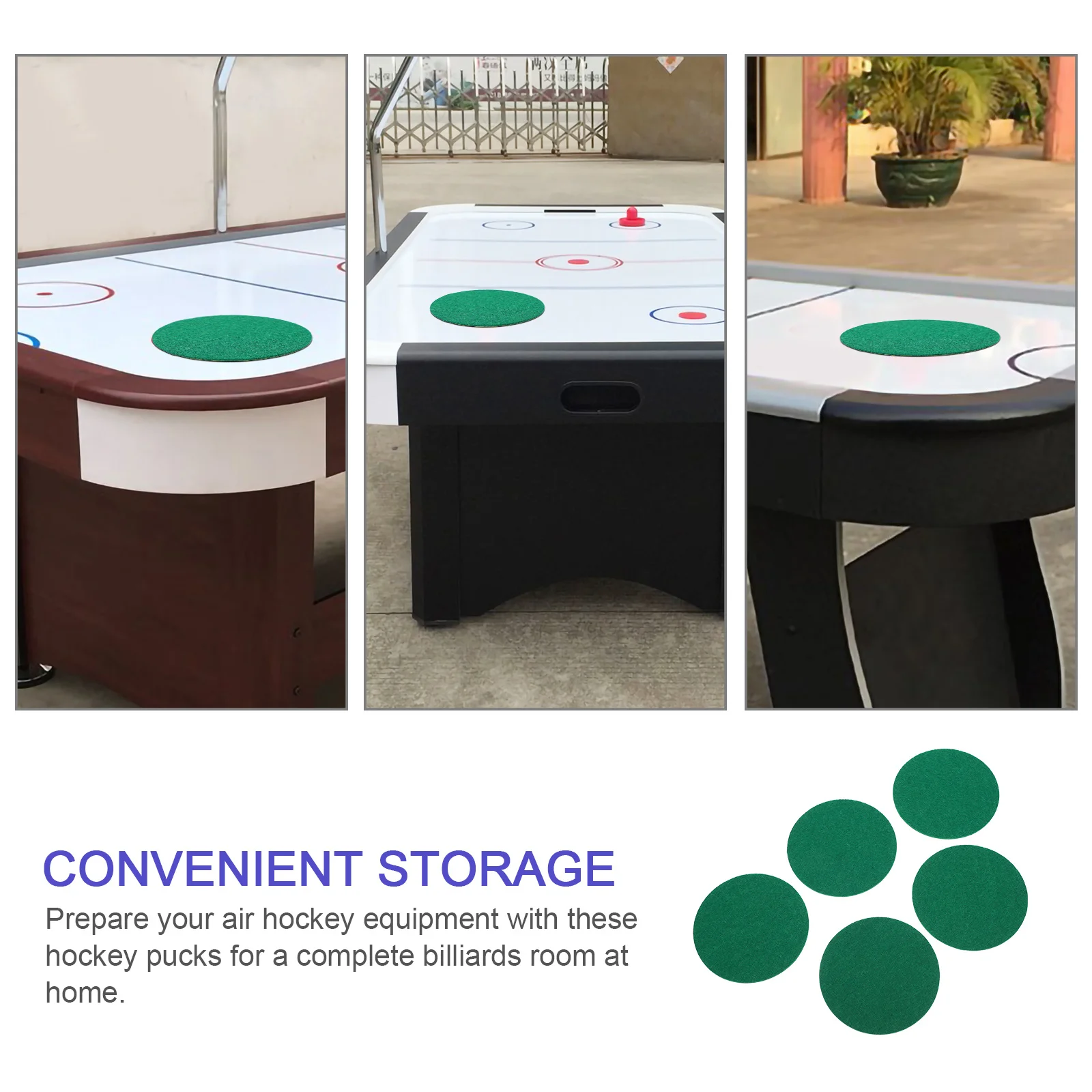 10 قطعة ملحقات الهوكي البديلة بقع انتهازي مستديرة من ألياف البوليستر للعب أجزاء الهوكي