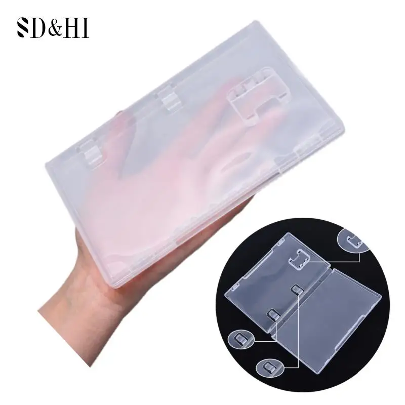 Game Card Storage Case Box Transparent Cartridge Holder Shell For Switch Ns With Book Holder For Stitched Lid New