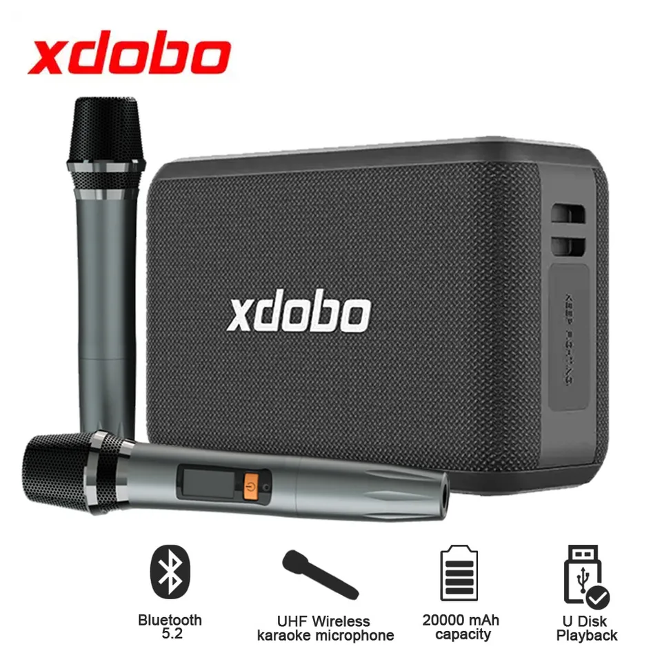 XDOBO X8 プロ 120 ワットスーパーパワースピーカー 2 マイクサブ