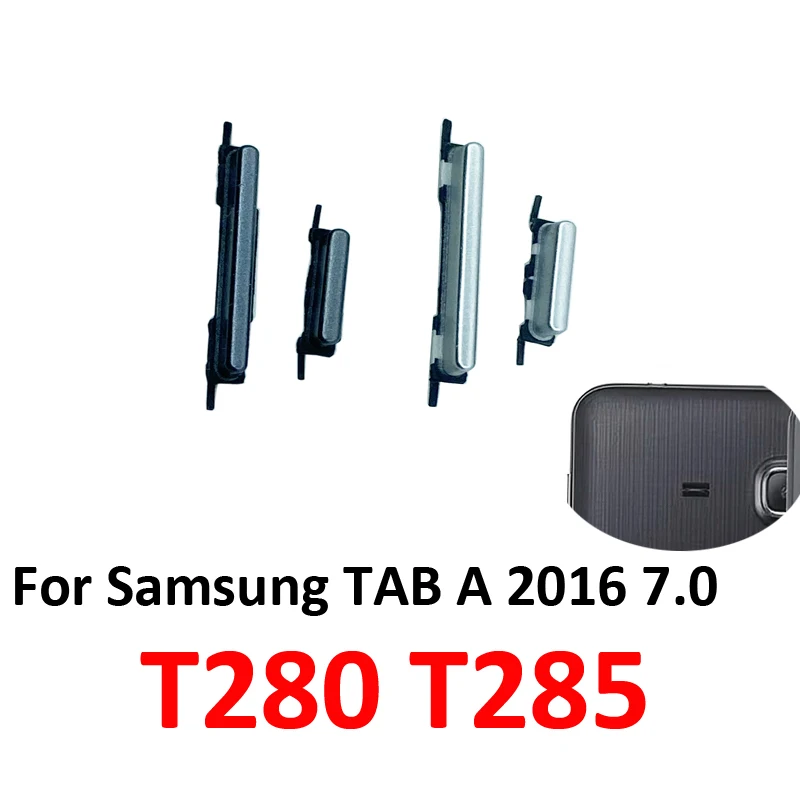 For Samsung Galaxy Tab A 7.0" 2016 T280 T285 Tablet New Power Volume Button On Off Up Down External Key Replacement Parts Black