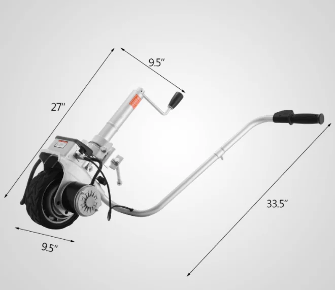 Prezzo di fabbrica 12v Rimorchio elettrico Dolly Valet Mini Mover Rimorchio Jockey Wheel