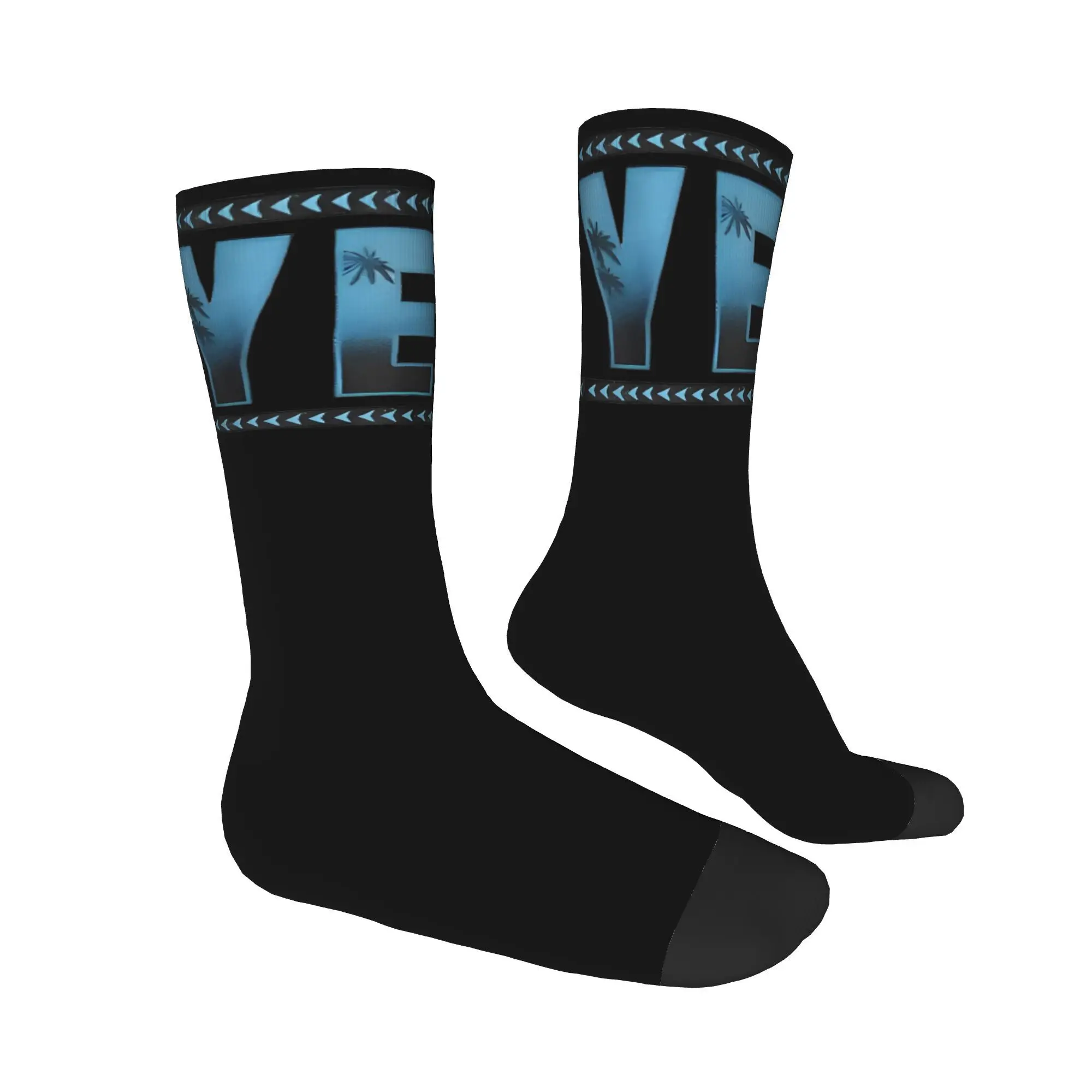 Yeet Jey Uso Theme Design Crew Socks outfit for Casual Wear Cozy Print Socks