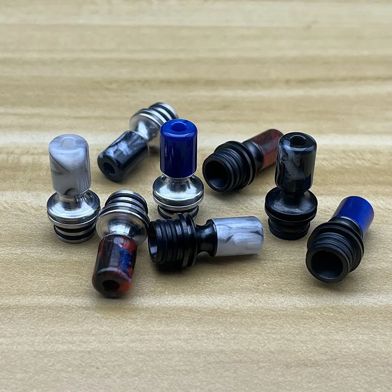 Ponta de gotejamento de resina de aço inoxidável 510 2.8mm de diâmetro interno para acessório vape de tanque RDA RTA