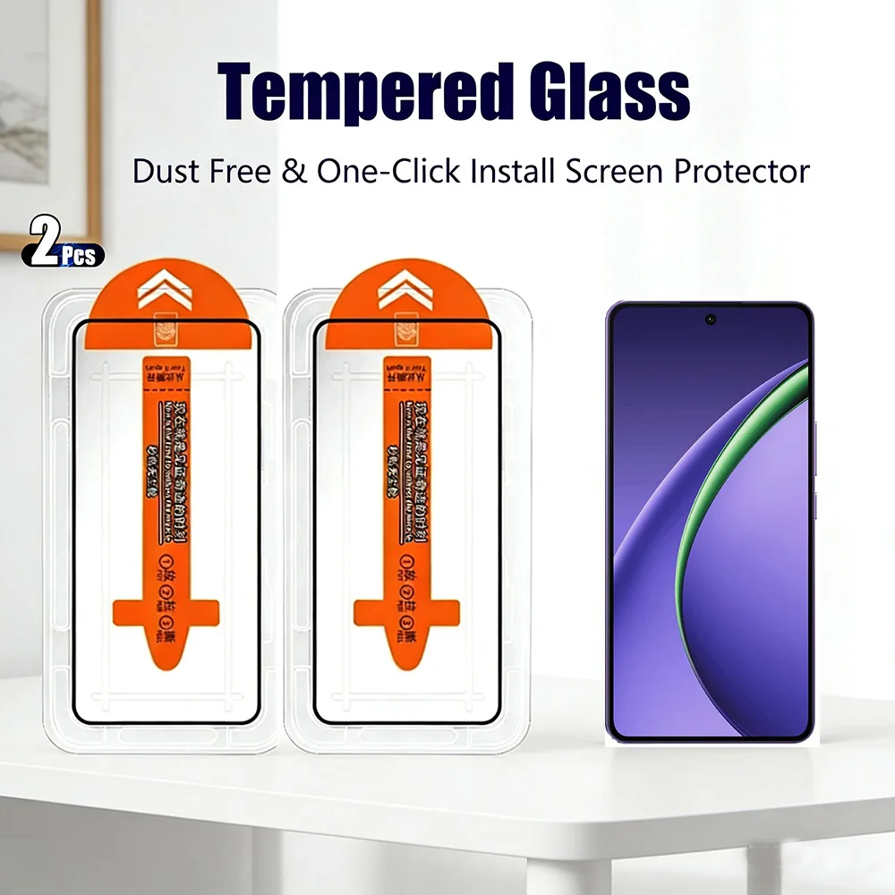

2pcs HD Screen Protector for OPPO K13 Turbo Pro K13X K12 Plus K12X K11 K11X Tempered Glass Dust-Proof Installation