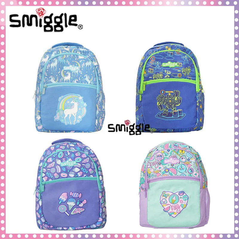 New Australian Smilgle Backpack Cartoon Cute Backpack Large Capacity Schoolabgs For Boys And Girls Students Backpack Stationery