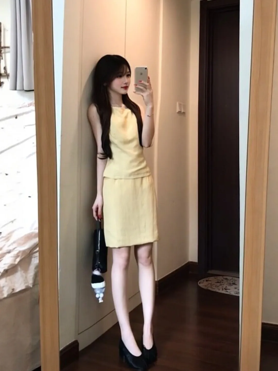 

Fashionable Vest Top And Skirt Set Women's Summer Outfit Comfortable Breathable Cotton Short Sleeve round Neckline Two Piece Set