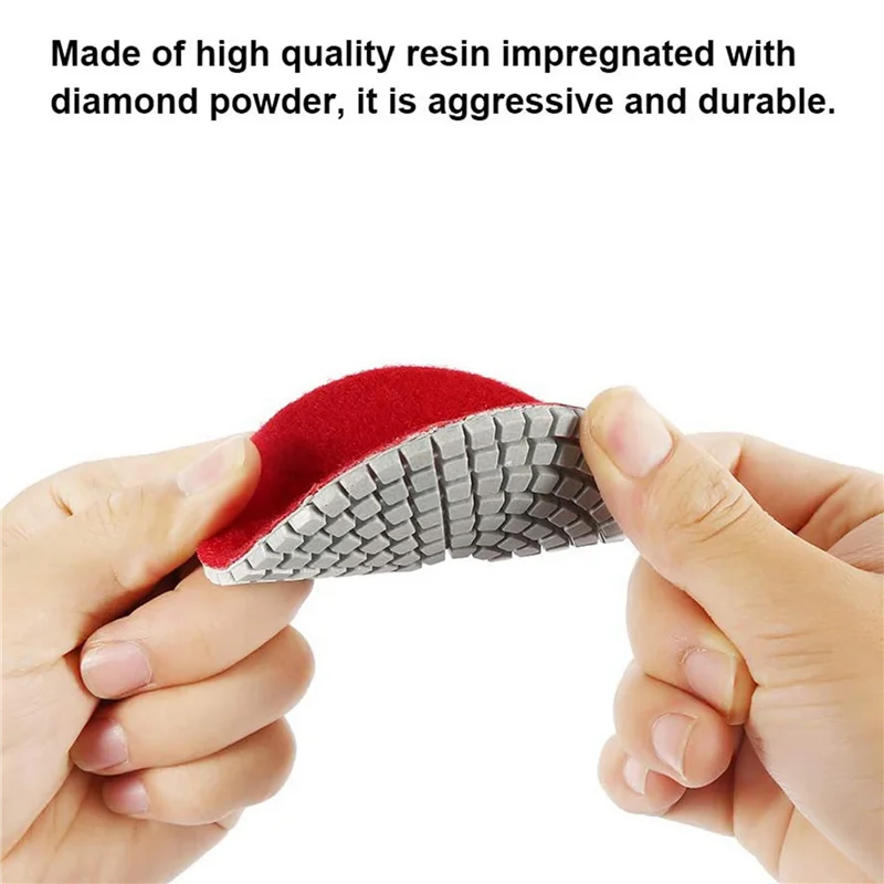 【Price-Drop!】45Pcs Diamond Polishing Pads Kit 4 Inch 100Mm Wet/Dry For Granite Stone Concrete Marble Polishing Use Grinding Disc