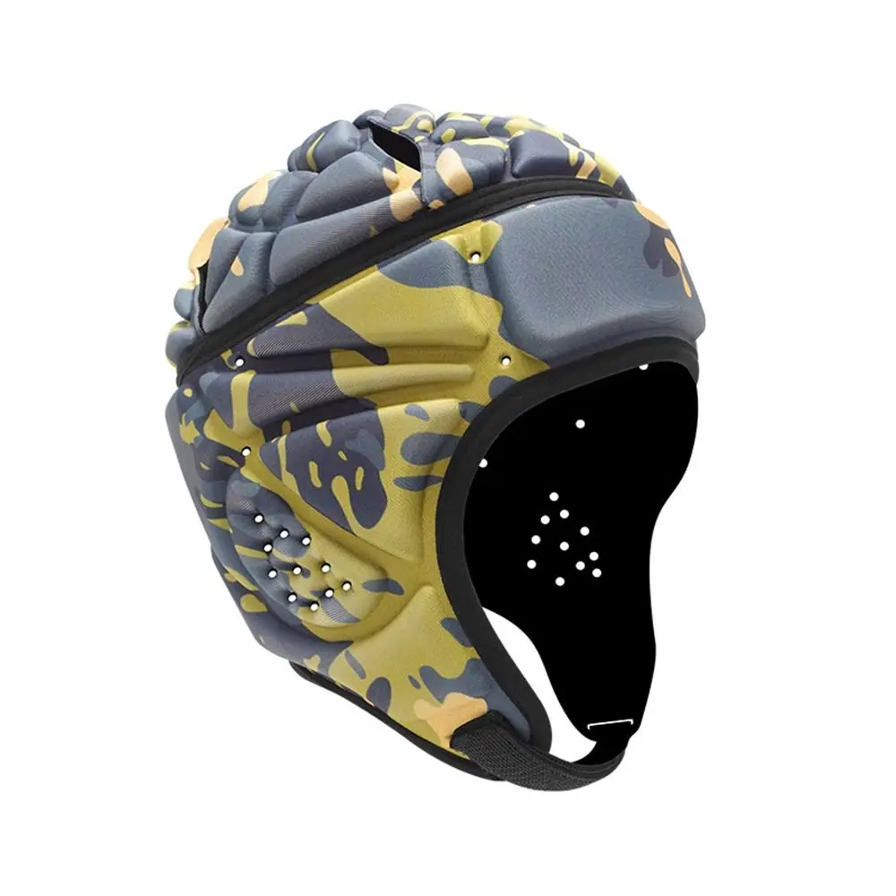 

Prefessional Shockproof Soft Helmet EVA Adjustable Football Helmet Head Protector Football Headguard Youth Protective Helmet