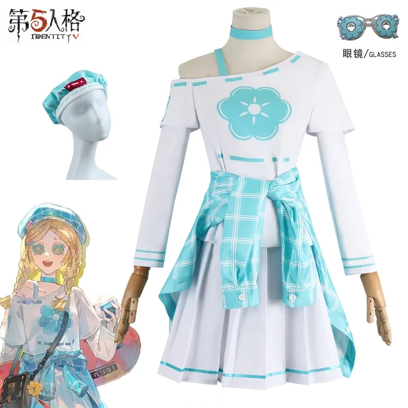 

Anne Lester Cosplay Costume Game Identity V Lovely Suits Toy Merchant Fashion Halloween Party Role Play Outfits for Women Girls