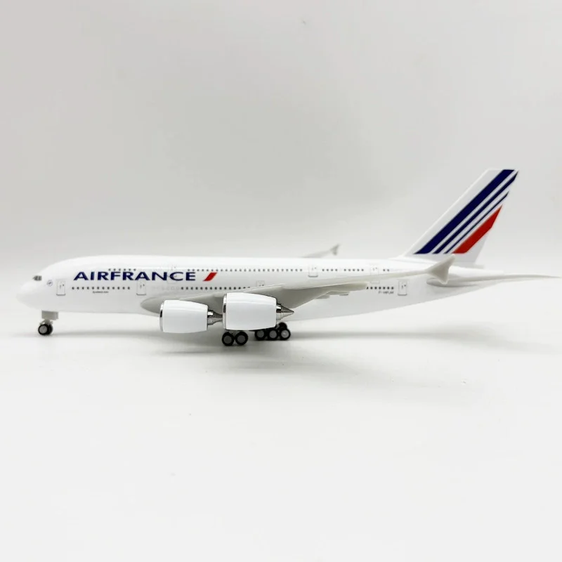 

Модель самолета A380 Air France из литого металла, масштаб 1:250, 30 см, набор для сборки, смоляные изделия, подарки для мальчиков, хобби, декор для дома с подставкой