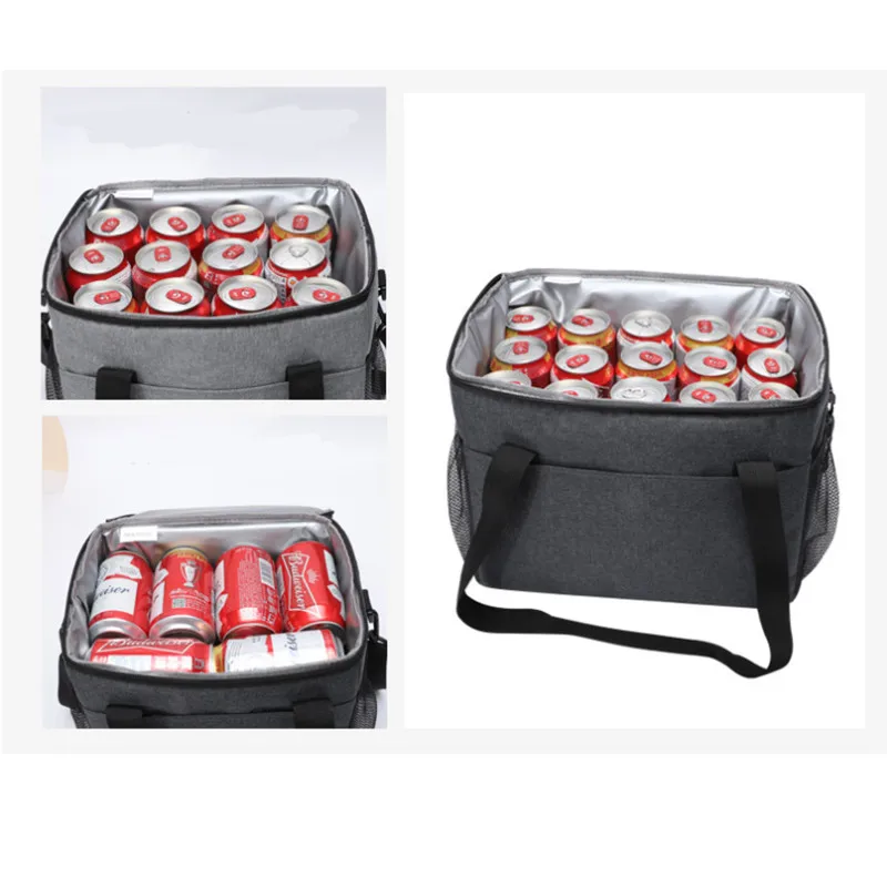 Imagem -05 - Denuoniss-dobrável Isolado Cooler Bolsa com Alça de Ombro Tamanho Grande Frigorífico Bolsa 100 Leakproof Praia Beer Bolsa Bolsa Térmico