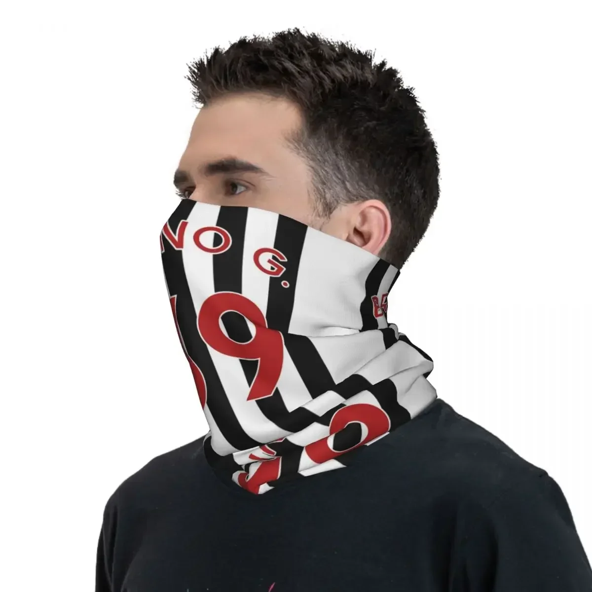 Bruno Guimaraes-bufanda con estampado de NEWCASTLE para hombre y mujer, Bandana con estampado de polaina para el cuello, mascarilla facial multiusos para ciclismo, invierno, 39