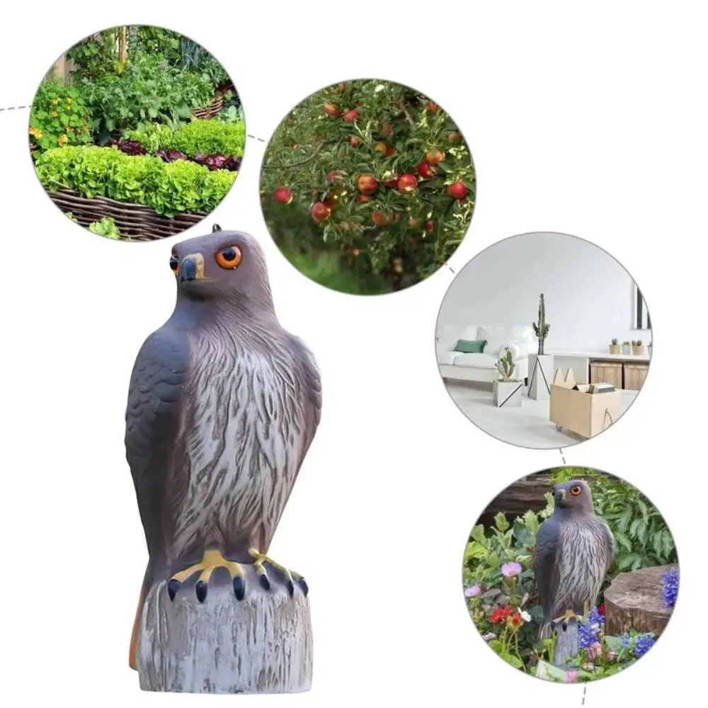 

Plastic Eagle Decoy Large Size Scare Birds Away Pest Control Realistic Garden Decoration Birds Repellent Outdoor Patio Yard