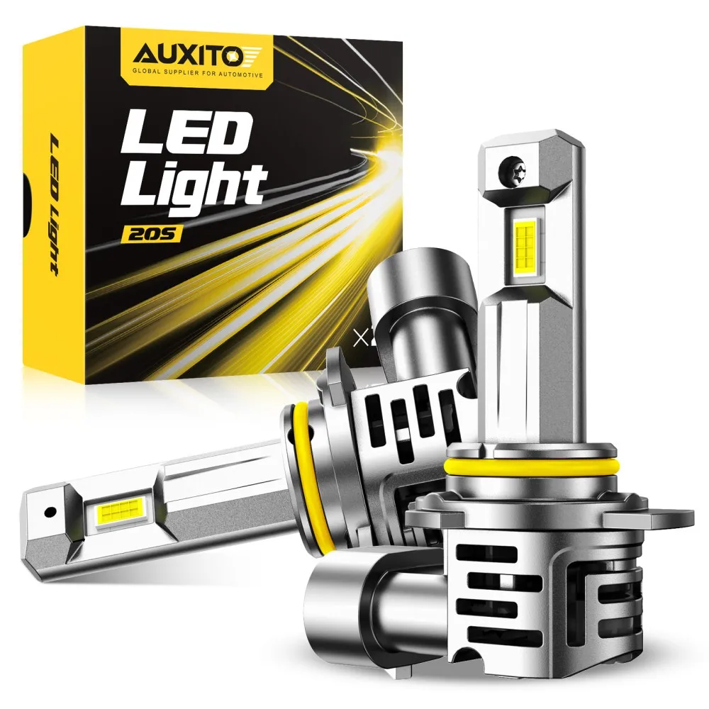 

AUXITO 2pcs HIR2 9012 LED Headlight Bulbs Canbus For Toyota Opel Ford No Adapter Required Car Turbo Diode Moto Head Lamp 12V 60W