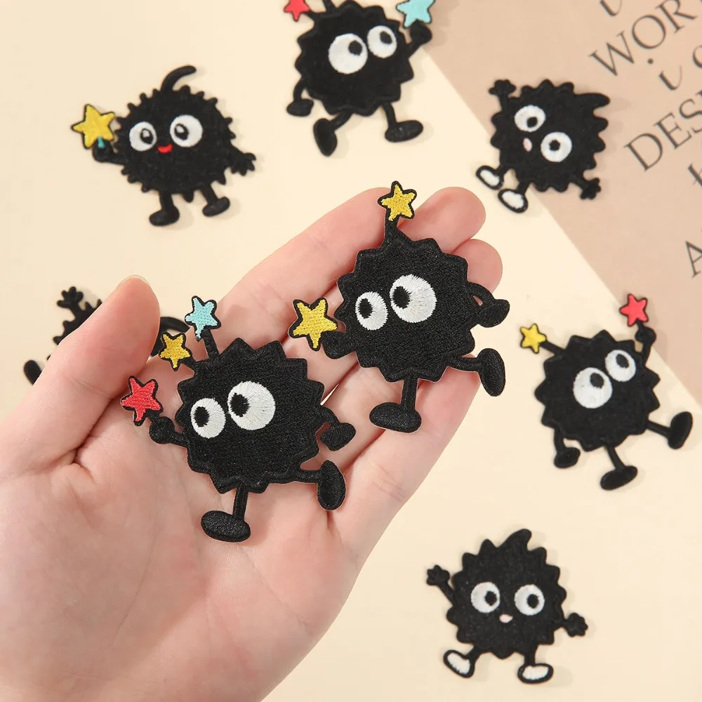 

Cartoon Dust Embroidery Patch DIY Backpack T-shirt Bag Hat Jeans Iron on Patches Craft Decor Repair Sewing Sticker Applique Kids
