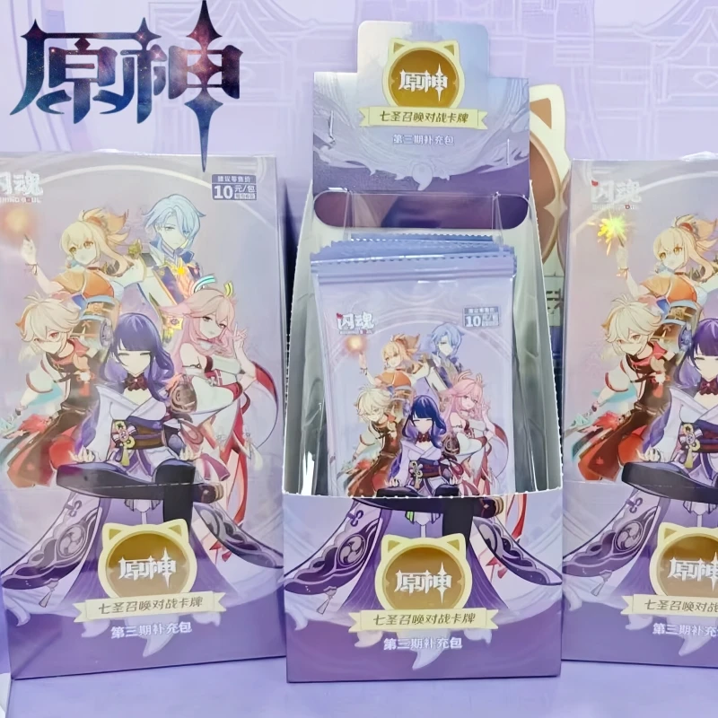 

Карта Genshin Impact Vol.3 Genius Invokation Tcg Боевая карта Аниме Персонаж Конкурентный бустер Игровые коллекционные карты на складе