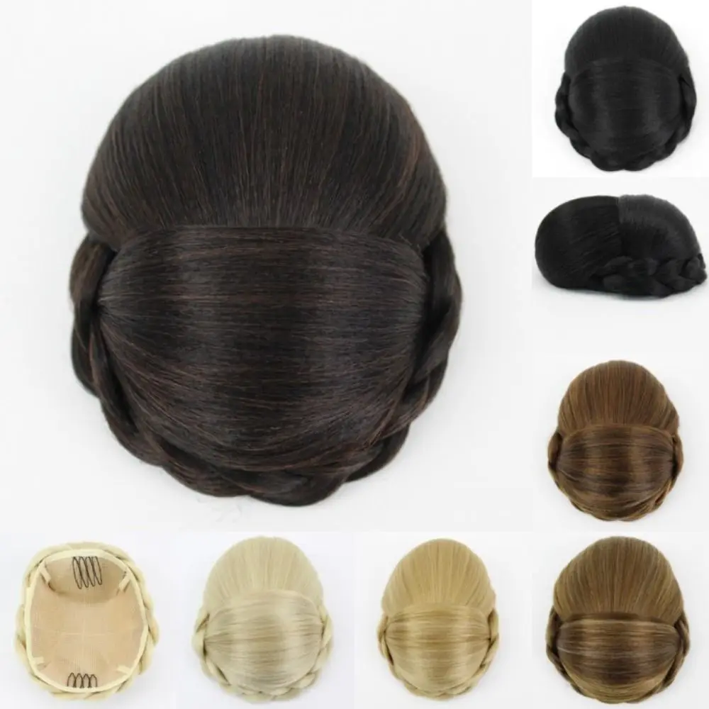 Accessories Hair Extension Invisible Synthetic Female Fake Hair Bun Bride Hairpiece Hanfu Hair Chignon Braided Chignon