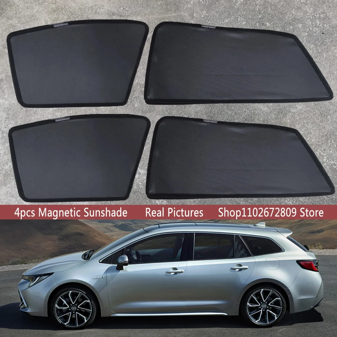 Magnetic Car Sunshade Shield Front Windshield Sun Shades For Toyota Corolla E210 Touring Sports Estate 2020- 2025 Suzuki SWACE