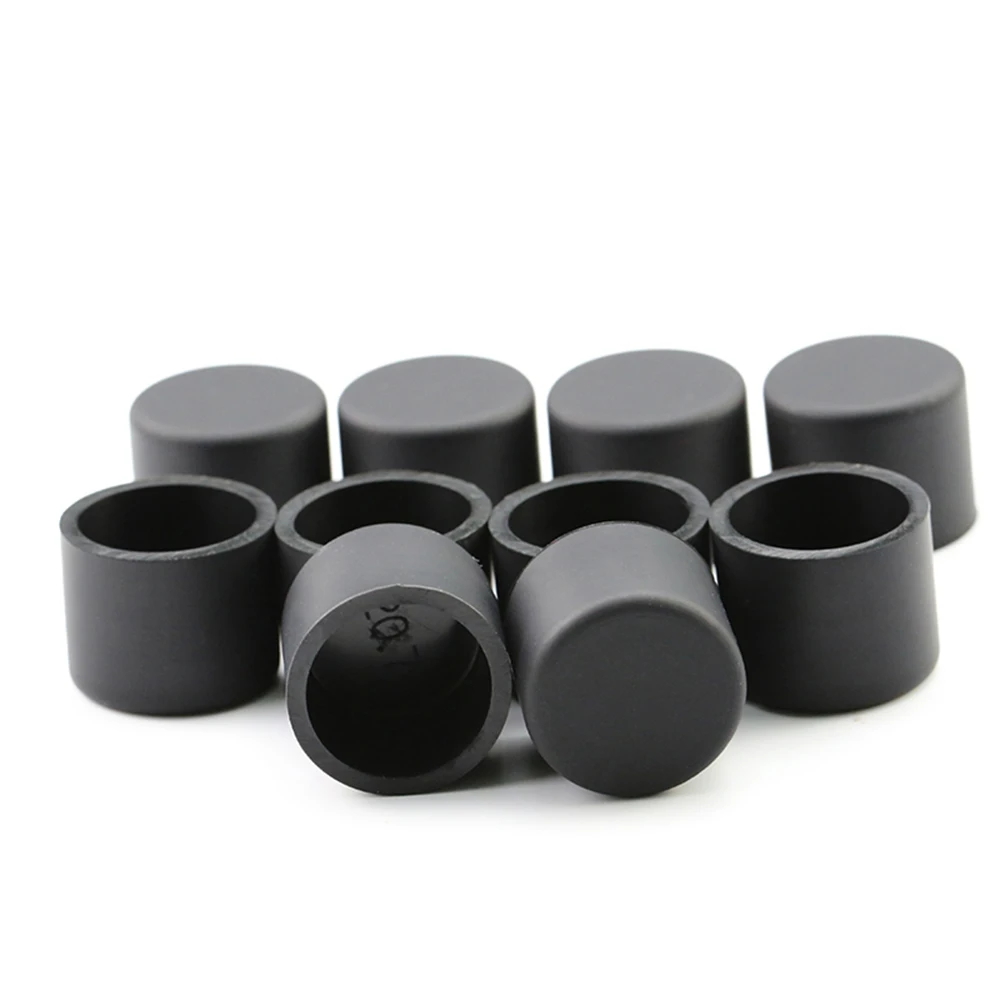 Silicone Rubber Round End Cap Black/White 2.8mm~78.5mm  Dust Seal Protection Gaskets Pipe Cover Caps Round Tube Insert Stoppers