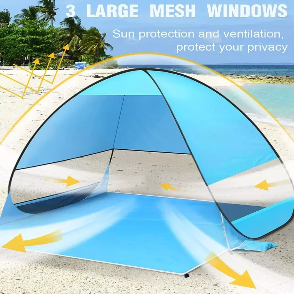 Pop Up Beach Tent Sun Shade Shelter Outdoor Camping Fishing Canopy Portable US