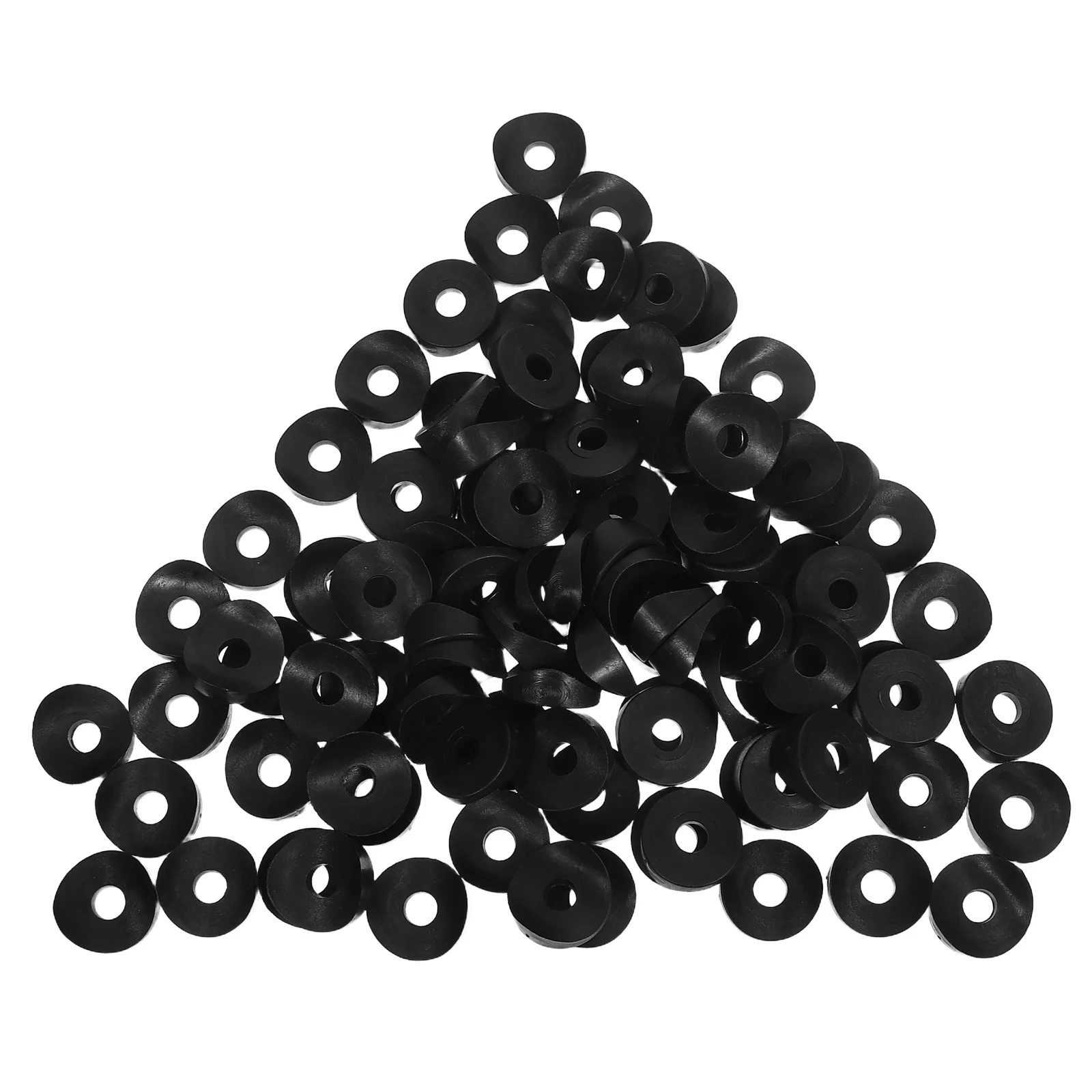 

100Pcs Wheelchair Tube Clamp Caps Black Plastic 19mm Outer Diameter Secure Fit Duckbill Shape Replacement Footrest Covers