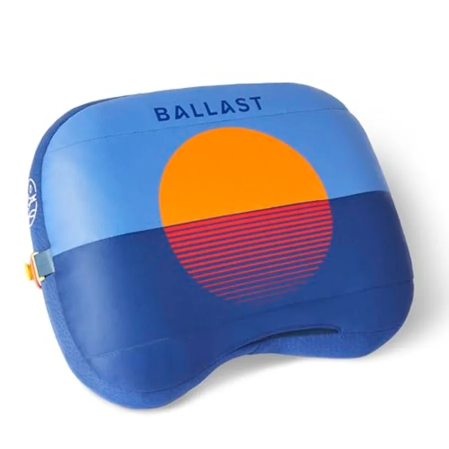 

Beach Pillow Comfy Durable and Compact Stays Put on Windy Beaches with Patented Sand Pouch Inflatable Pillow for Beaches Pools