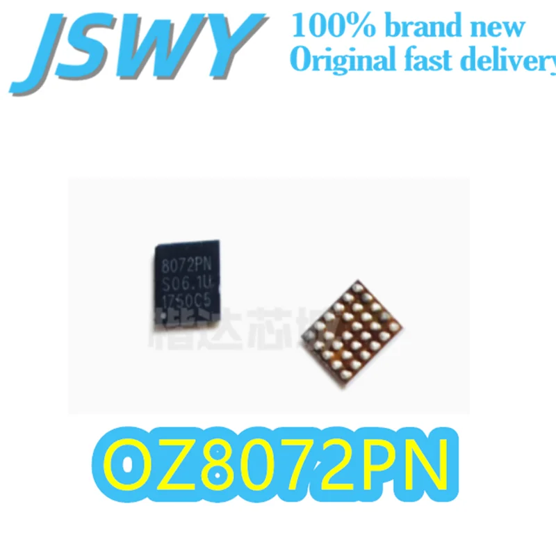 

(1/10 pieces) OZ8072PN Silk Print 8072PN BGA Package 5.5V Input Power Management IC Original Electronics Quick Shipping