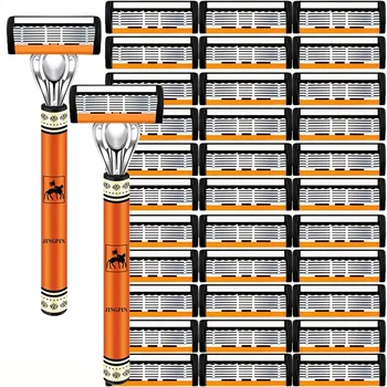Ensemble de rasoir de sécurité à 6 couches pour hommes, raso...