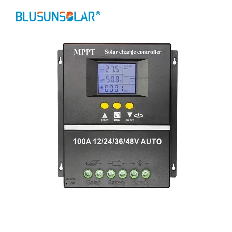 

100A MPPT 12 В 24 В 36 В 48 В солнечный контроллер свинцово-кислотная литиевая батарея фотоэлектрическая панель контроллер генерации зарядки