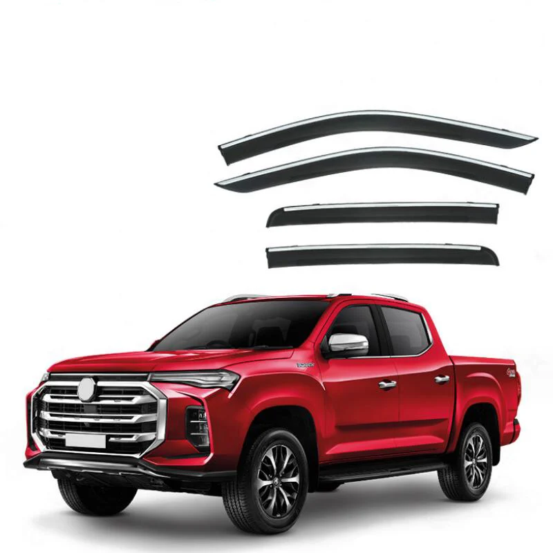 

Window Visor Rain Guard Side Window Deflector Weather Shield For MG Extender Pickup 2019 2020 2021 2022 2023