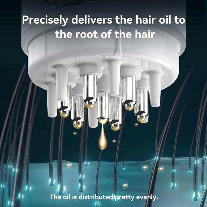 2In1 فرشاة تدليك فروة الرأس للطب زيت طبيعي مصل زيت فروة الرأس قضيب لنمو علاج الشعر 1 قطعة