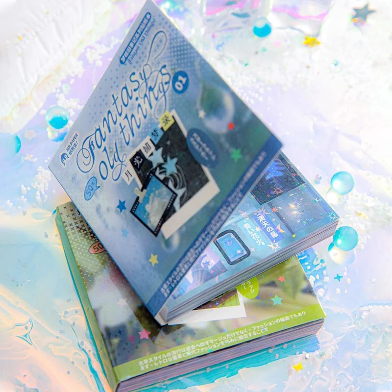 

50 листов высечки наклейки книги мультфильм креативные японские декоративные канцелярские наклейки ручной работы принадлежности для скрапбукинга подарки