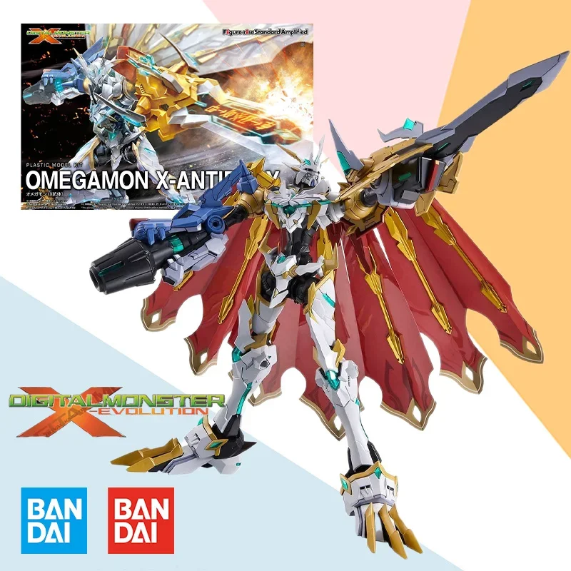 

Bandai Figure-rise Standard FRS Digimon Adventure OMEGAMON X-ANTIBODY full action model kit Assembly original toy gift for kids