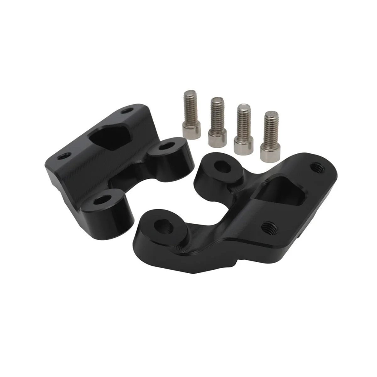 Foot Pegs Bracket Brace Mount Holder Lowering Kit for Light Bee Sur Ron x/S Segway x260/x160 Electric Dirt Bike,Black