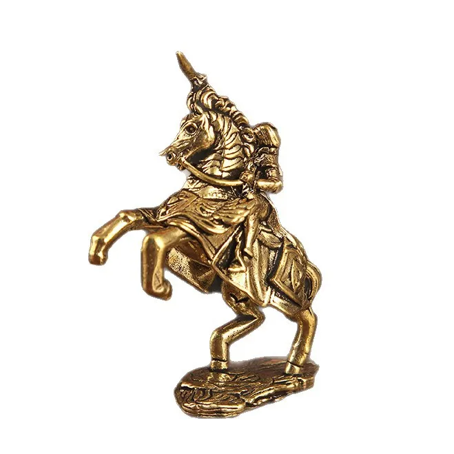 النحاس الأوروبي الجميل فارس نموذج المنمنمات تمثال خمر الرجال القوي المحارب زخرفة سطح المكتب اكسسوارات الديكور #5