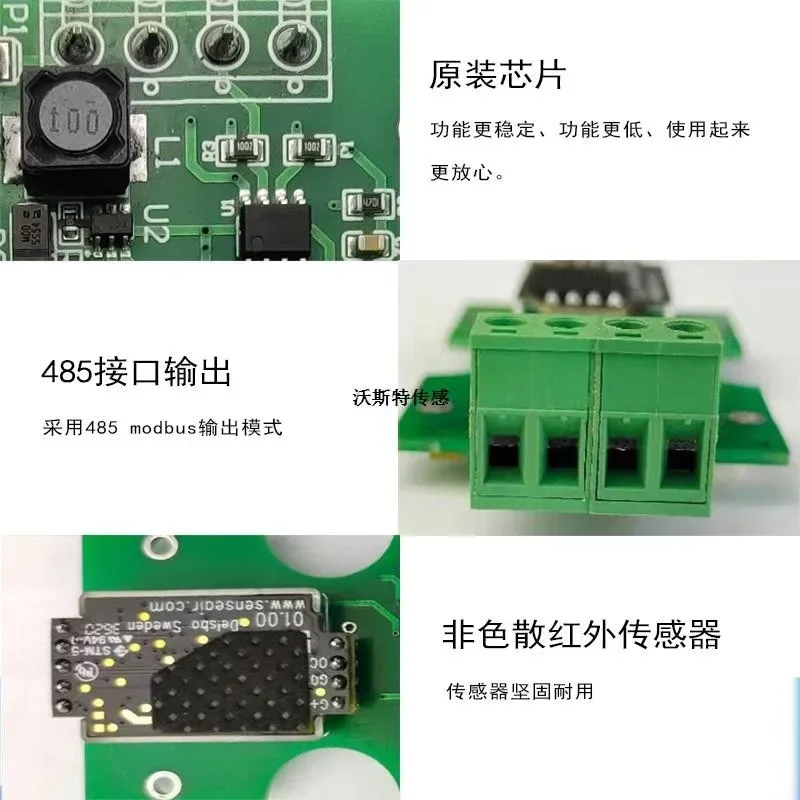 Original Swedish SenseAir CO2 Sensor S8 0053 with Test Plate Kit