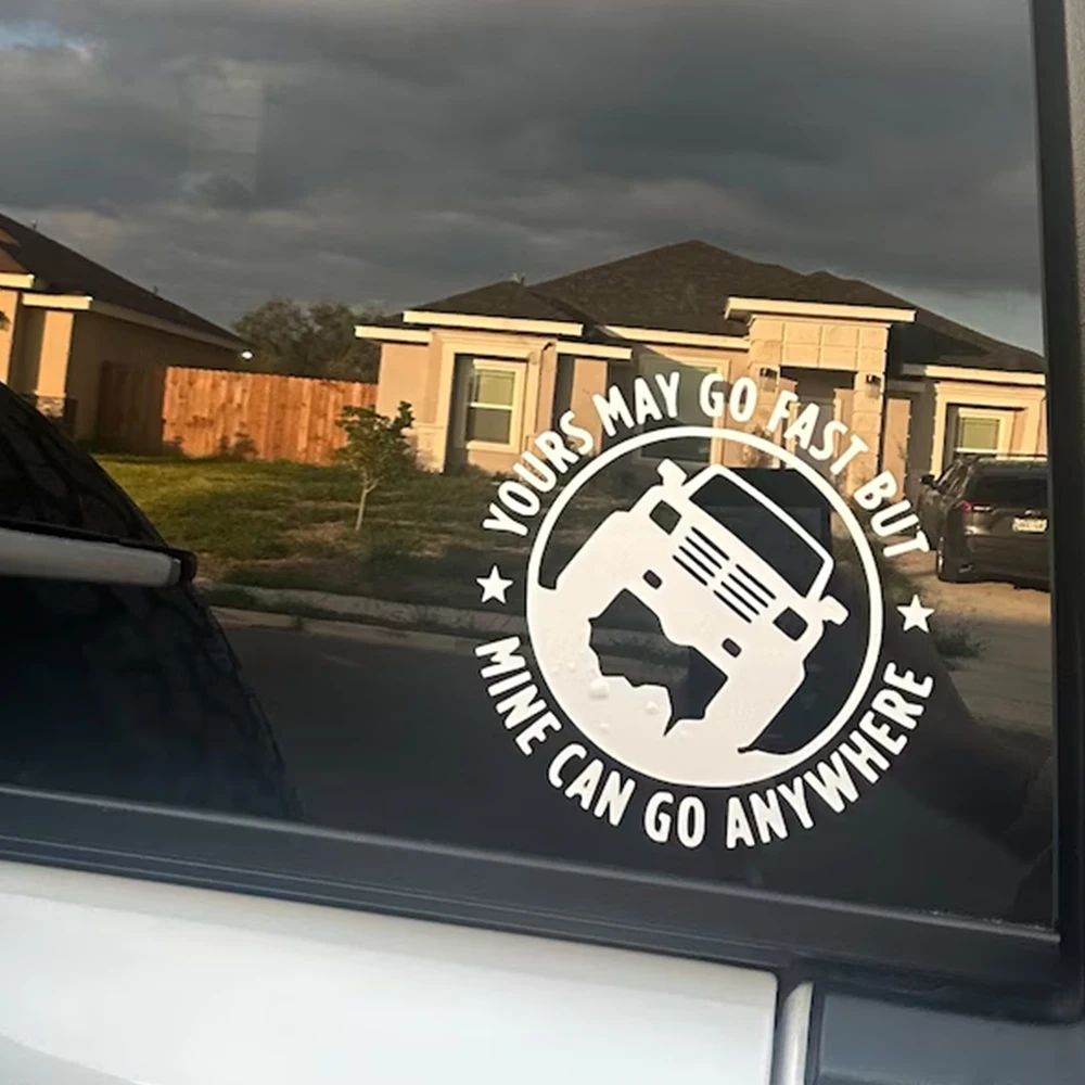 Off Road Car Stickers Accessories Decoration Funny 4x4 Adventure Quote Decal for SUV Truck RV Waterproof Vinyl Decals