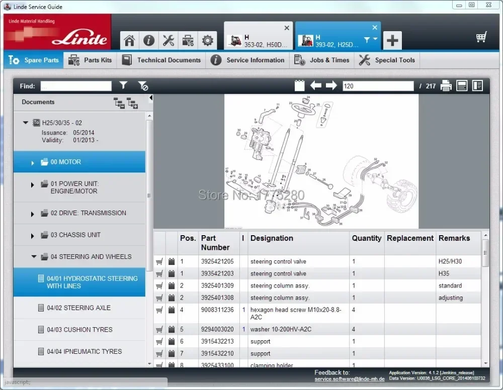 Linde Service Guide 5.2.2 LSG Update to U0278 [11.2023]