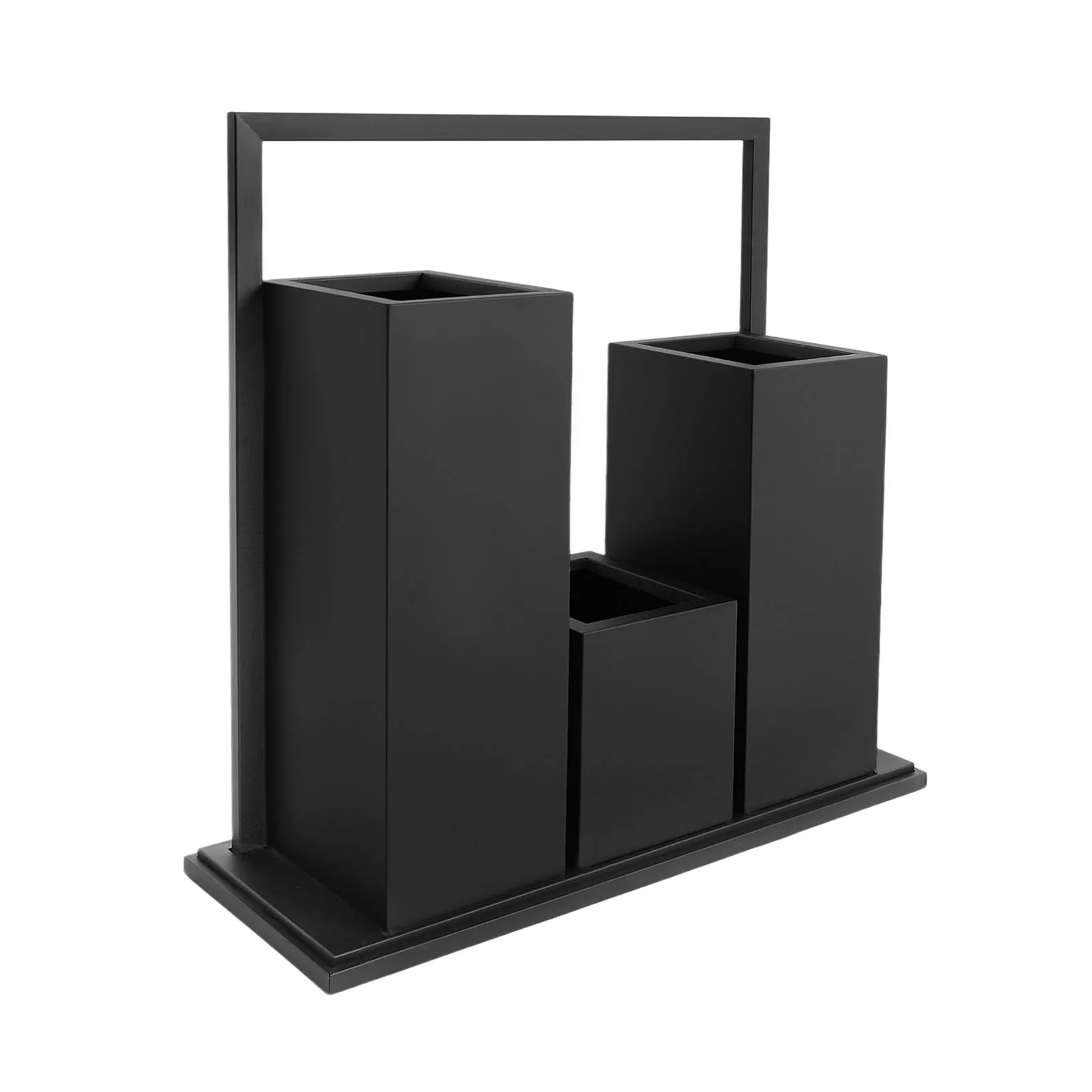 Metalowa wysoka donica na kwiaty i warzywa, duża donica do biur, ogrodów, holów, na tarasy