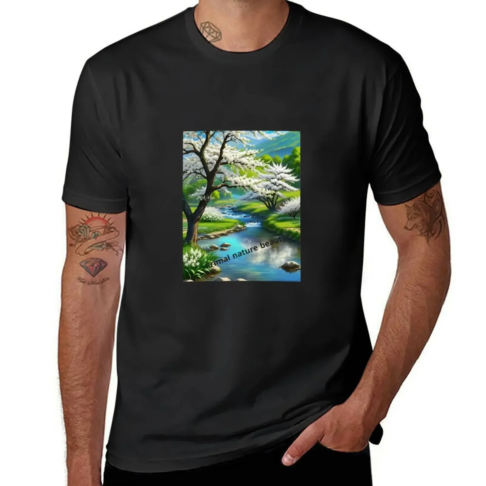 

Primal nature beauty T-Shirt customs design your own blacks Men's t-shirt