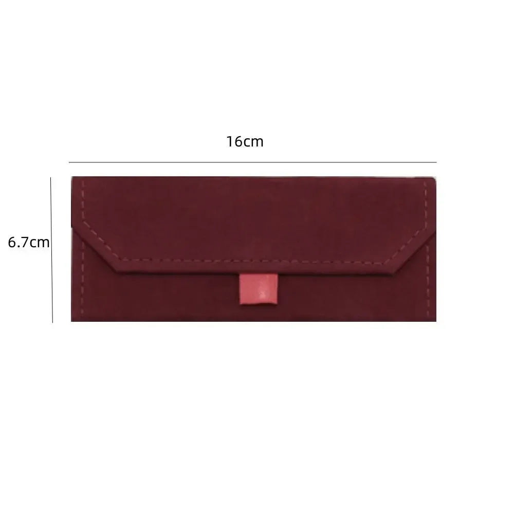 European Hot velvet triangle folding glasses Women case Elegant sunglasses case men soft noble reading glasses box Eyewear Cases image 6