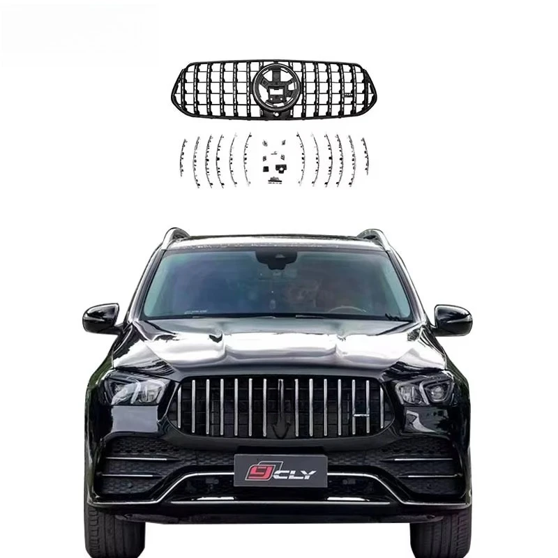 

Car Grille for GLE W167 Upgrade GLE53 Grille W167 Front Grille Upgrade GT Style 2021 2022