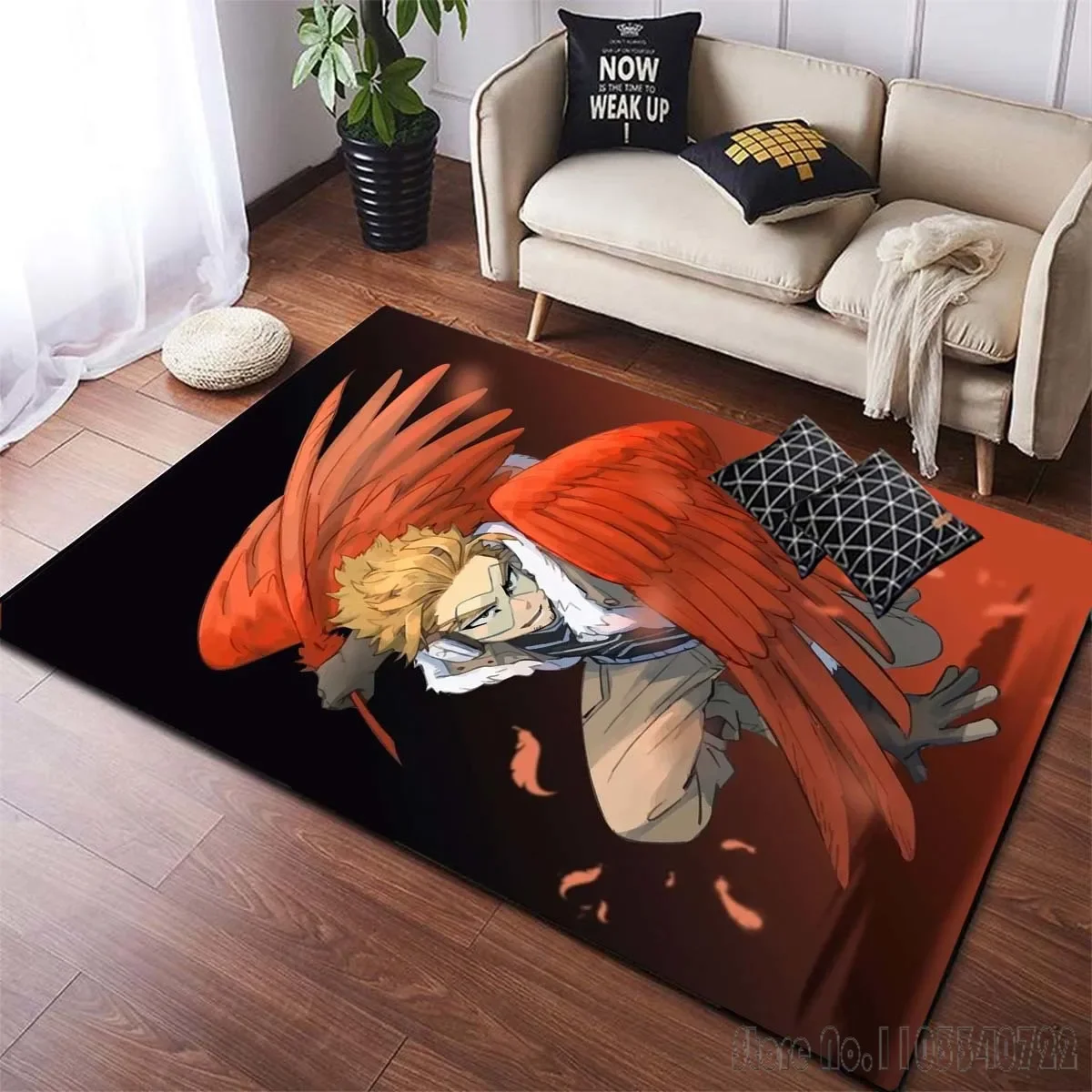 Japanese Anime My Hero Academia Printed Rug Carpets 80x120cm Decor for Bathroom Kids Floor Mat Living Children's Bedroom Sofa