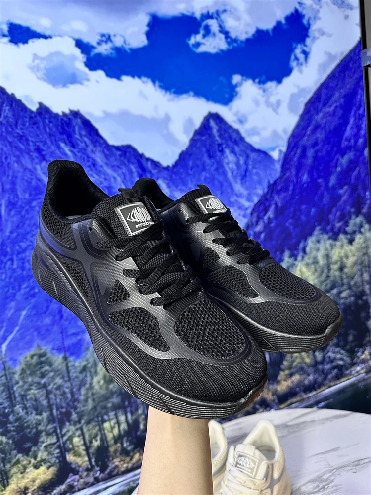 

Unisex Breathable Sports Shoes Casual Sneakers Couple Style Spring Fashion Comfortable round Toe Flat Heel TPR Outsole